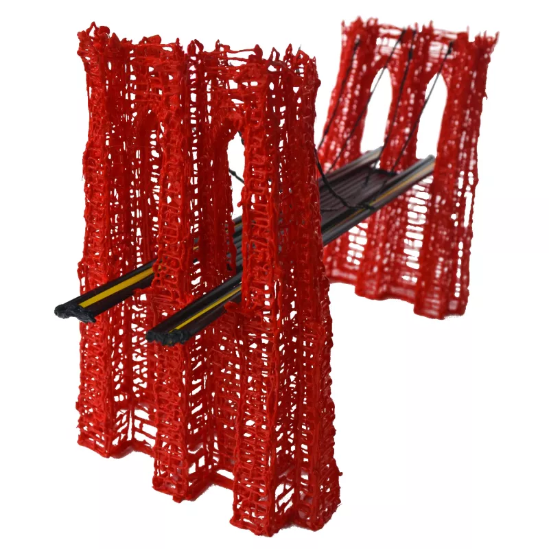 3Doodler plastikinis siūlas 3D spausdinimui FLX04-RED 3 mm raudonas