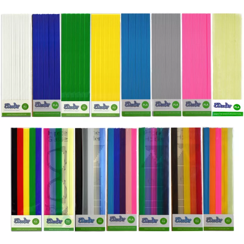 3D spausdinimo medžiaga 3Doodler PL03-GRAS polilaktidas PLA žalia 2 g