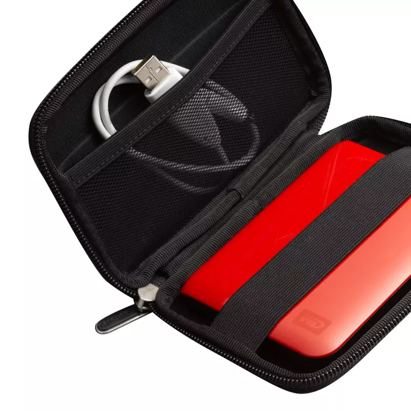 Case Logic dėklas nešiojamam kietajam diskui, rankovinis, EVA, juodas, 102 mm