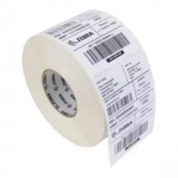Zebra 8000T Void Matte poliesterio etiketės, sidabrinės, 25 x 51 mm, 5000 etikečių (2 ritinėliai)