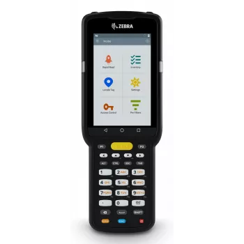 Zebros MC3390xR nešiojamas kompiuteris su RFID skaitytuvu, 10,2 cm (4 colių) jutiklinis ekranas, 800 x 480 pikselių, 769 g, juodas