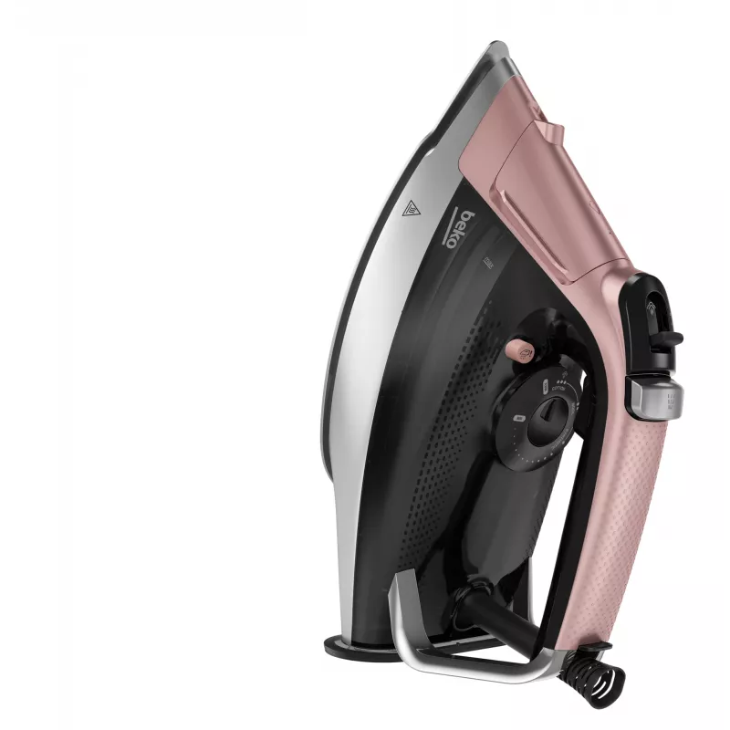 Beko SIM8130P lygintuvas SoftGlide 3000 W rožinė, balta