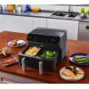 Karšto oro gruzdintuvė Beko FRL5388B ExpertFry 8,5 L 2400 W juoda su jutikliniais valdikliais