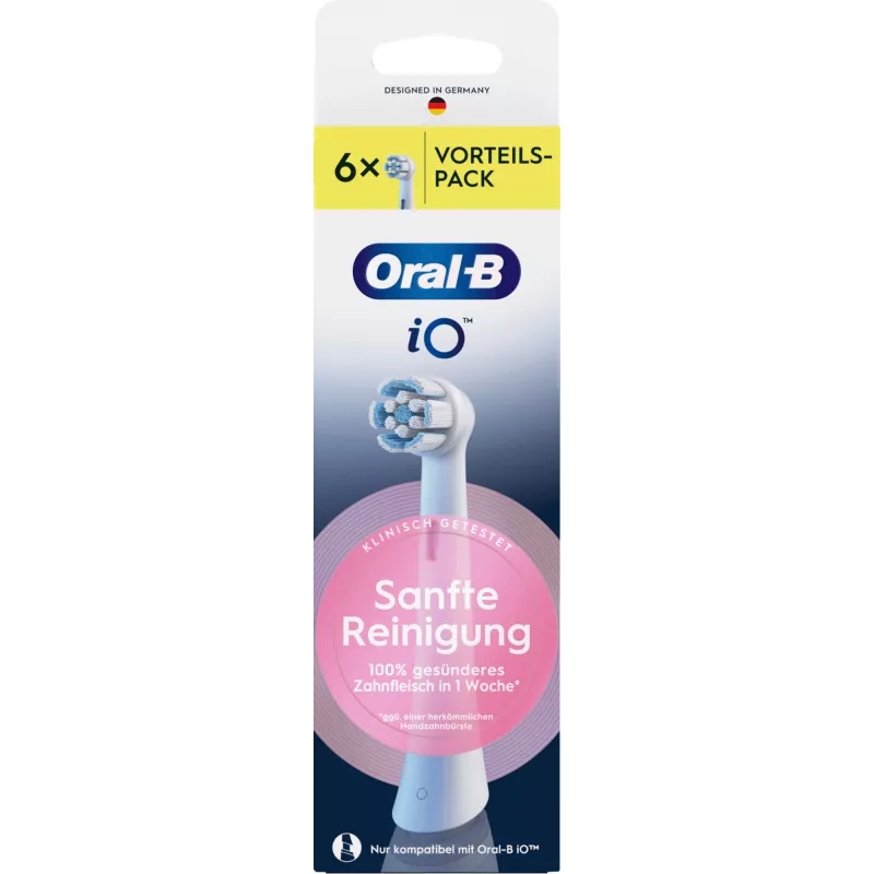 Oral-B dantų šepetėlio galvutė 6 vnt. Balta