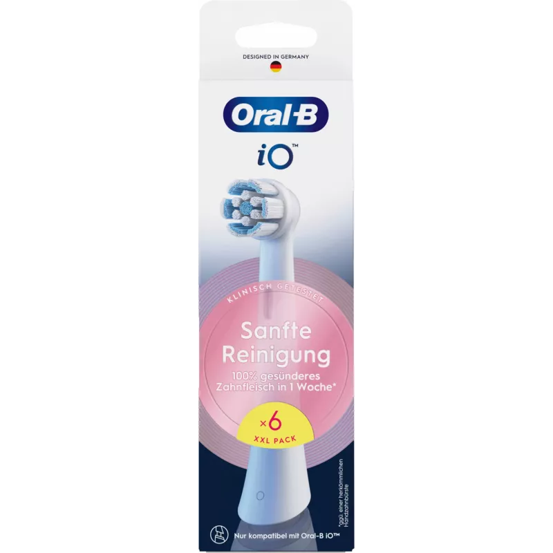 Oral-B dantų šepetėlio galvutė 6 vnt. Balta