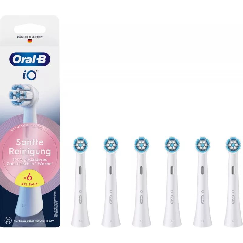 Oral-B dantų šepetėlio galvutė 6 vnt. Balta