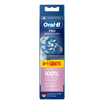 Šepetėlio galvutės Oral-B Pro Sensitive Clean 5 vnt. Baltos Itin minkštos