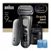 Folijos skustuvas Braun Series 9 Pro+ 9675cc pilkai sidabrinis nerūdijantis plienas