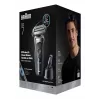 Folijos skustuvas Braun Series 7 72-C7200CC Juodas Nerūdijantis plienas Ličio jonų