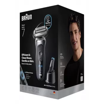 Folijos skustuvas Braun Series 7 72-C7200CC Juodas Nerūdijantis plienas Ličio jonų