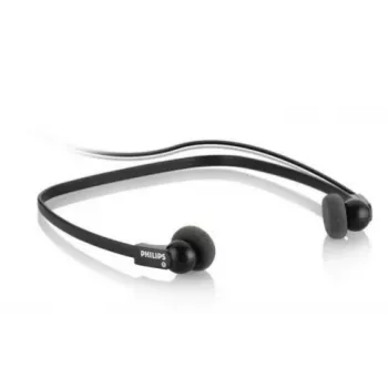 Philips LFH0234 ausinės laidinės po smakru muzika juodos