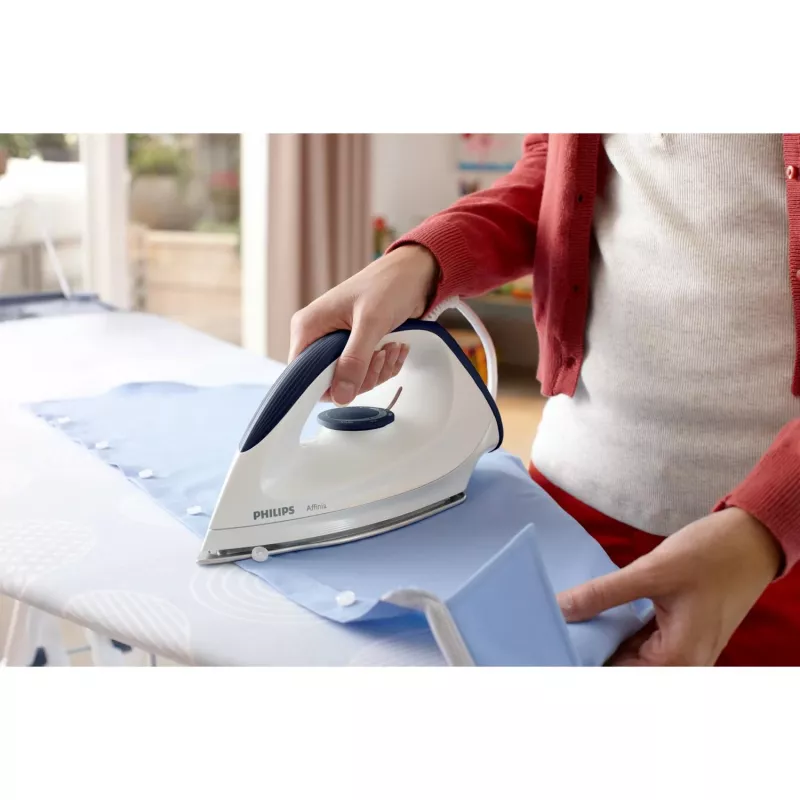 Philips GC160/02 sausas lygintuvas, DynaGlide padas, 1.8 m, baltas, 1200 W