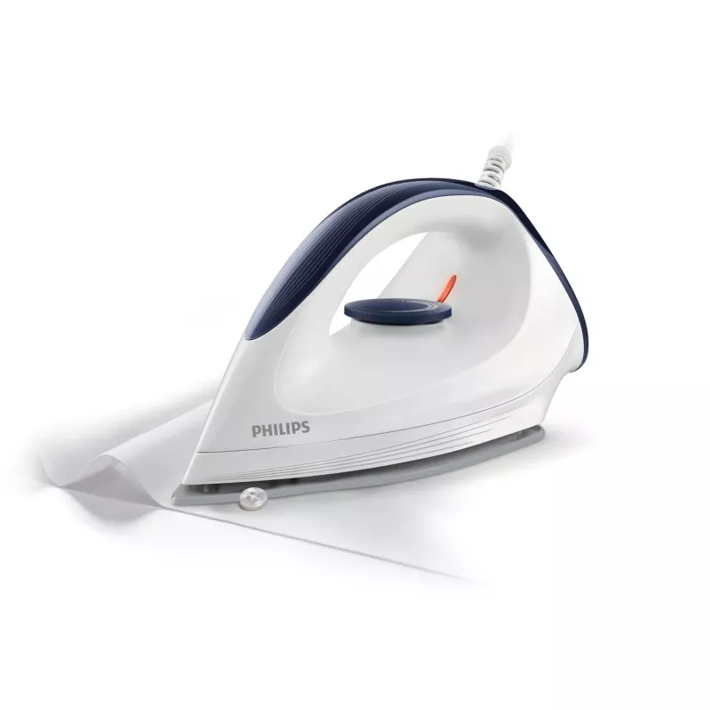 Philips GC160/02 sausas lygintuvas, DynaGlide padas, 1.8 m, baltas, 1200 W