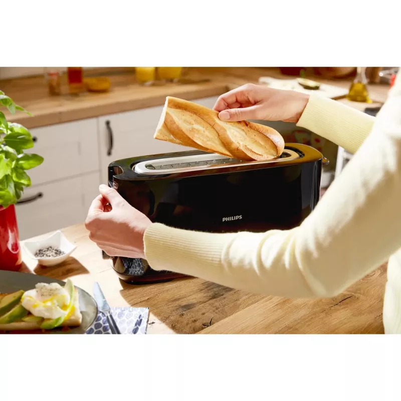 Philips Daily Collection HD2590/90 Skrudintuvas - ilgas lizdas, juodas