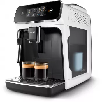 Kavos aparatas Philips Series 2200 EP2223/40 pilnai automatinis, 1,8 L vandens bakas, įmontuotas malūnėlis, 2 snapeliai, 1500 W, juodas