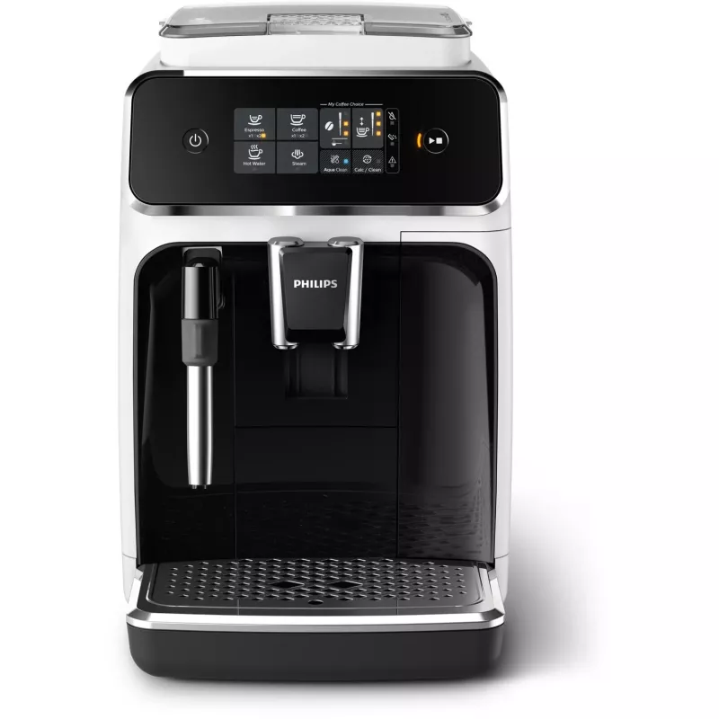 Kavos aparatas Philips Series 2200 EP2223/40 pilnai automatinis, 1,8 L vandens bakas, įmontuotas malūnėlis, 2 snapeliai, 1500 W, juodas
