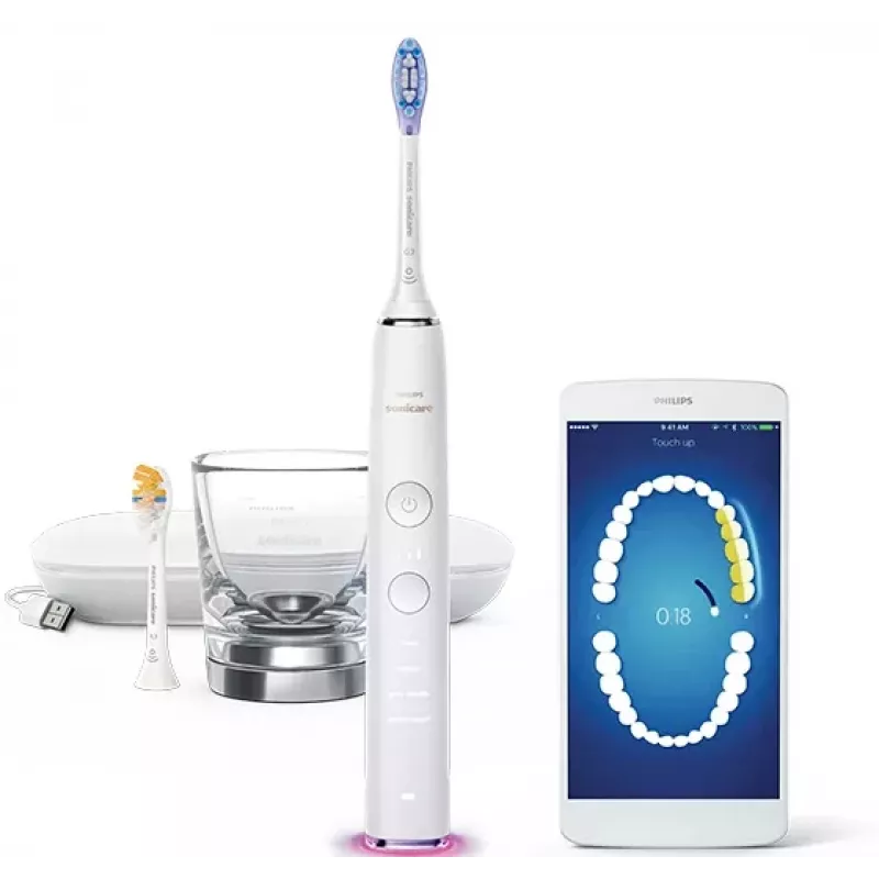 Philips Sonicare DiamondClean Smart HX9917/88 soninis elektrinis dantų šepetėlis su 2 priedais ir programėle