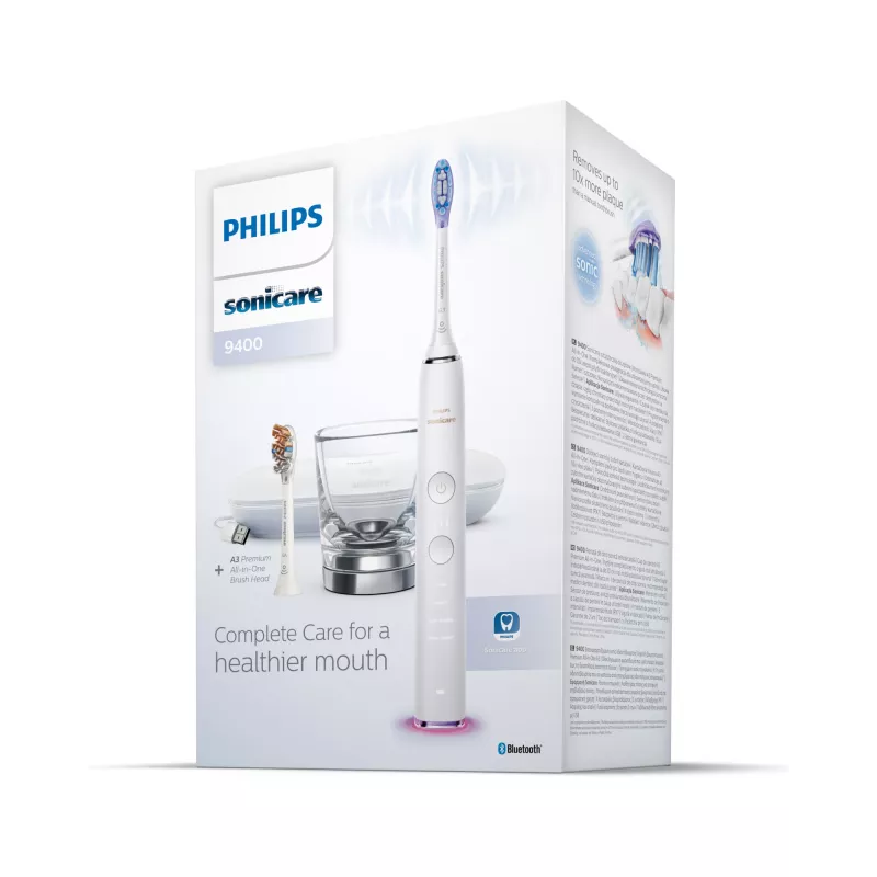Philips Sonicare DiamondClean Smart HX9917/88 soninis elektrinis dantų šepetėlis su 2 priedais ir programėle