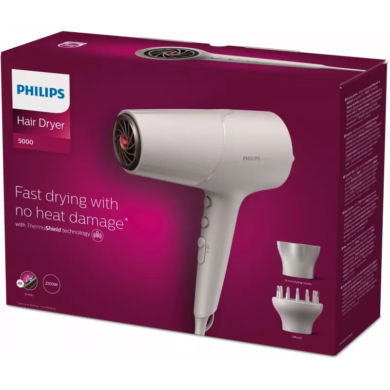 Plaukų džiovintuvas Philips 5000 serijos BHD501/20 2100 W
