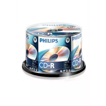 Philips CD-R CR7D5NB50/00 įrašomi kompaktiniai diskai, 50 vnt., 700 MB, 52x