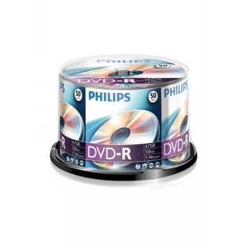 Philips DVD-R DM4S6B50F/00 50 vnt. tuščių įrašomų diskų