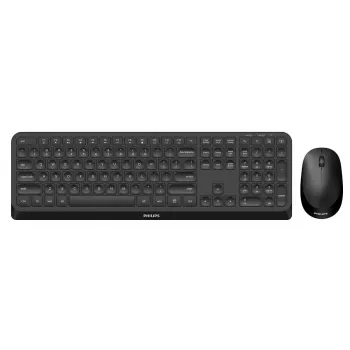 Philips 3000 serijos SPT6307B/31 belaidė klaviatūra su pele, RF, QWERTY, juoda