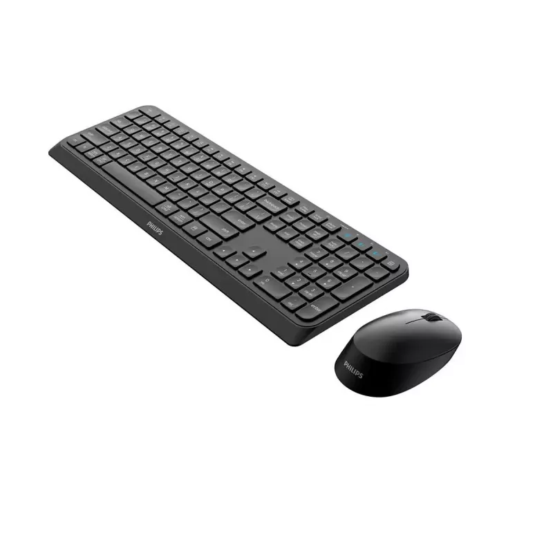 Philips 4000 serijos SPT6407B/31 belaidė klaviatūra su pele, RF + Bluetooth, QWERTY, juoda