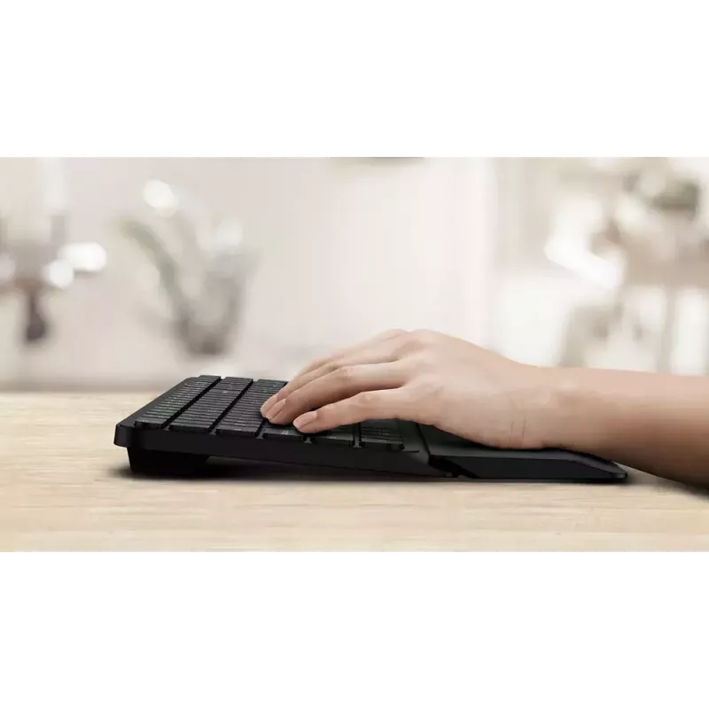 Philips 6000 serijos SPT6607B/31 klaviatūra su pele, universali RF belaidė + Bluetooth, juoda