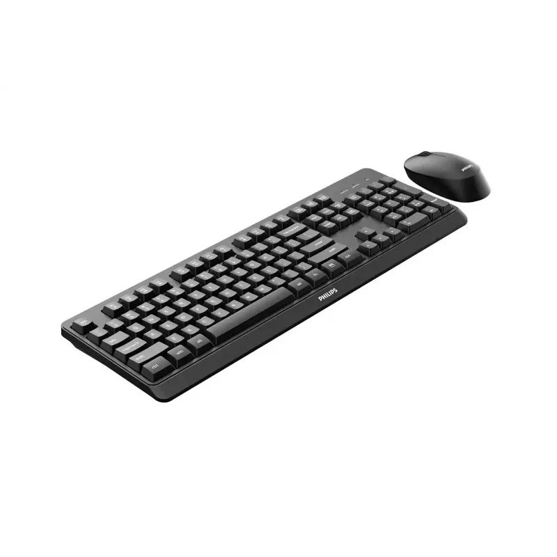 Philips 3000 serijos SPT6307BL/00 belaidė klaviatūra ir pelė biurui, RF, juoda