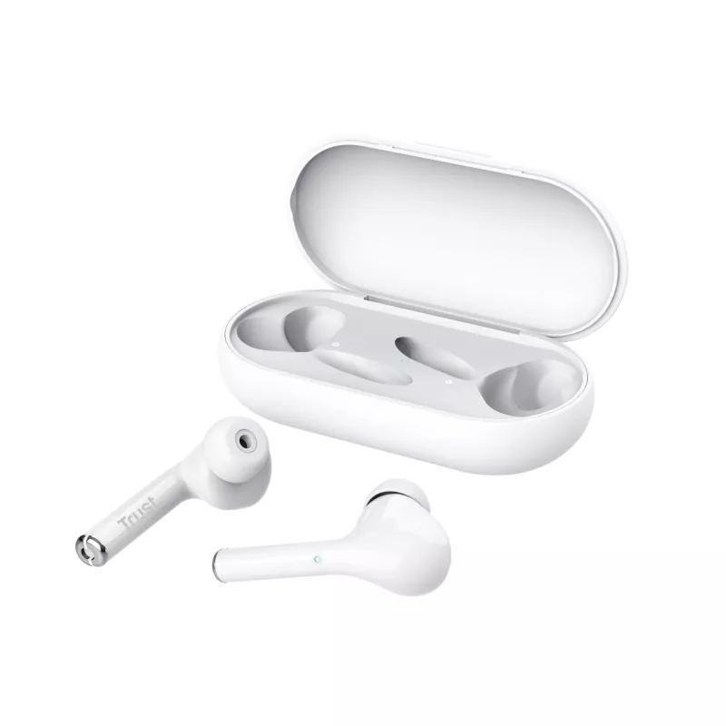 Trust Nika belaidės ausinės True Wireless Stereo (TWS) į ausį Skambučiai/Muzika Bluetooth Baltos