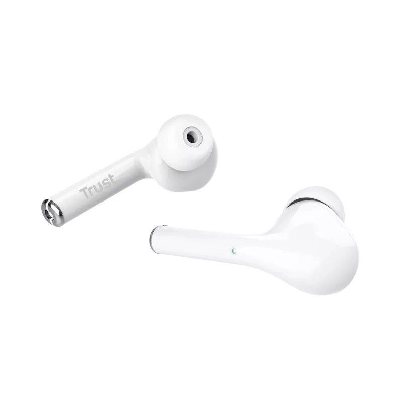 Trust Nika belaidės ausinės True Wireless Stereo (TWS) į ausį Skambučiai/Muzika Bluetooth Baltos