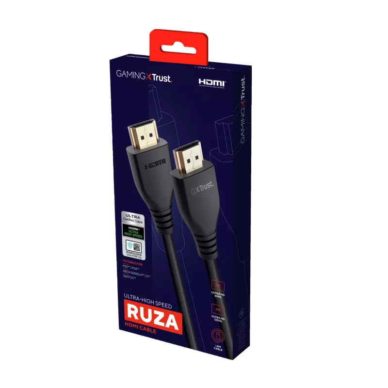 Trust GXT 731 Ruza HDMI laidas 1,8 m HDMI A tipas (standartinis)