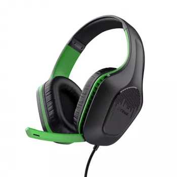 Trust GXT 415X ZIROX žaidimų ausinės, laidinės, juodos/žalios