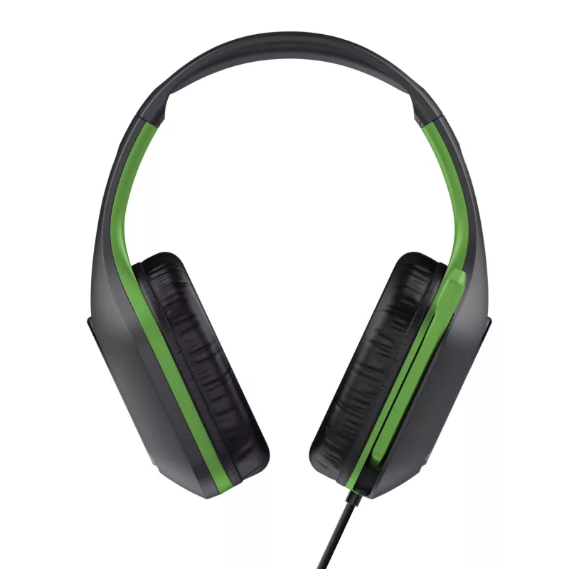 Trust GXT 415X ZIROX žaidimų ausinės, laidinės, juodos/žalios