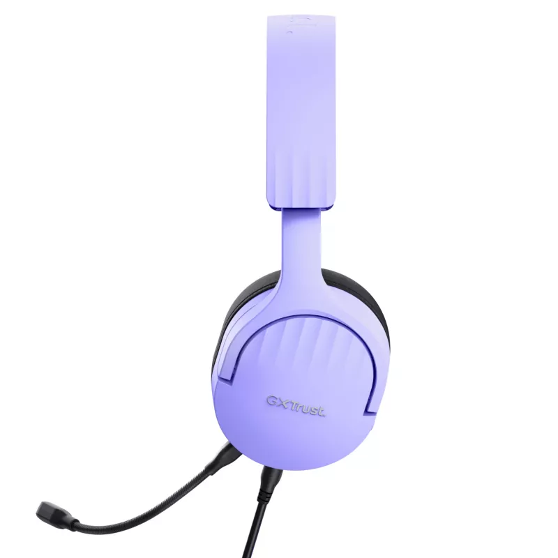 Ausinės Trust GXT 489P FAYZO, laidinės, žaidimams, juodos, violetinės
