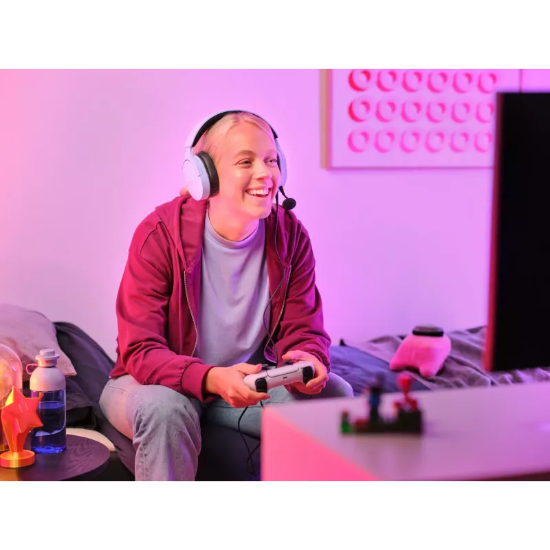 Ausinės Trust GXT 489P FAYZO, laidinės, žaidimams, juodos, violetinės