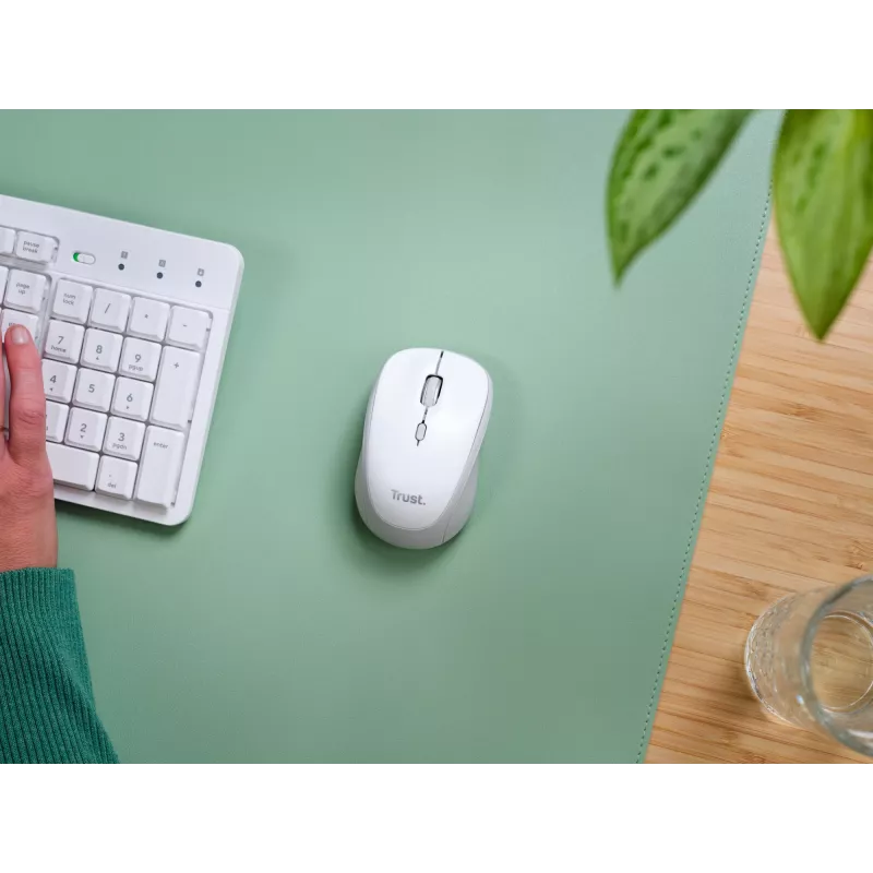 Trust Yvi+ pelė Universal Ambidextrous RF Wireless + Bluetooth Optinė 1600 DPI