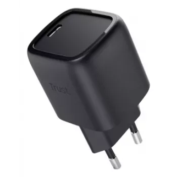 Trust Maxo 30W USB-C GaN įkroviklis, juodas