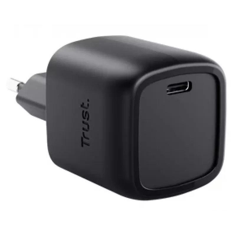Trust Maxo 30W USB-C GaN įkroviklis, juodas