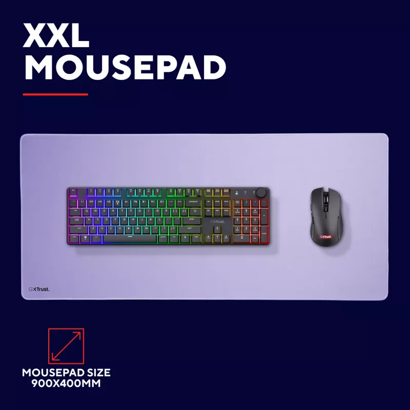 Žaidimų pelės kilimėlis Trust GXT 759P, purpurinis