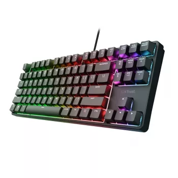 Trust GXT 864 Cada mechaninė žaidimų klaviatūra TKL RGB USB QWERTY juoda