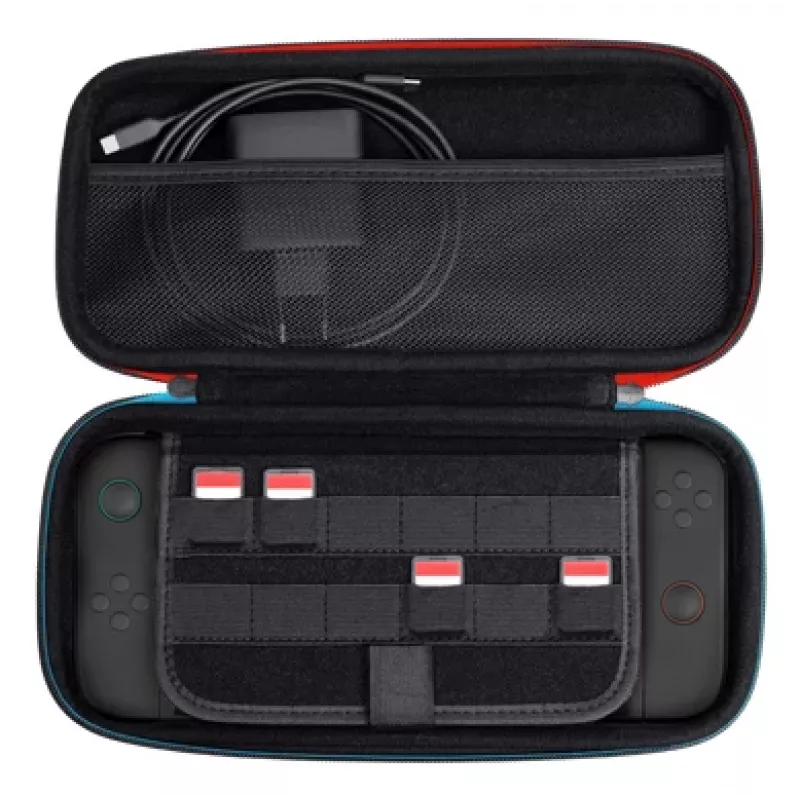 Kietasis dėklas TRUST GXT1251 juodas, skirtas Nintendo Switch 2 – apsauginis kelioninis dėklas, patvarus dizainas