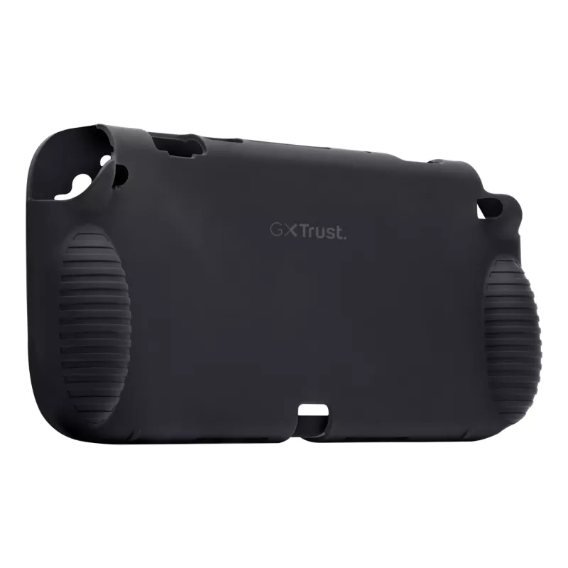 Dėklas Trust GXT 1253 Silikoninis griebtuvas su tekstūra, skirtas Nintendo Switch 2, juodas