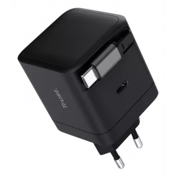 TRUST Charger Maxo 65W USB-C su 67 cm įtraukiamu kabeliu