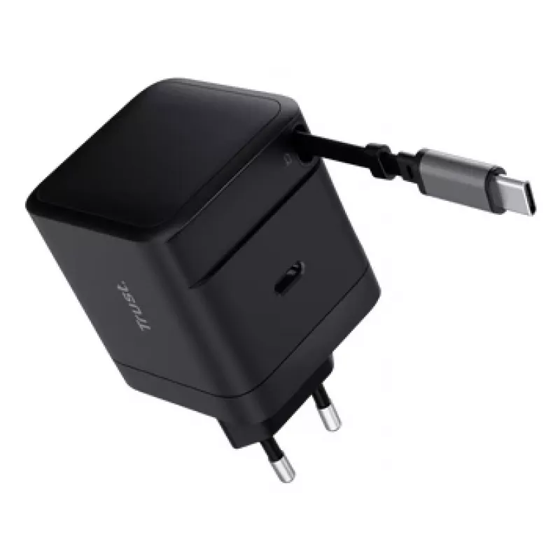 TRUST Charger Maxo 65W USB-C su 67 cm įtraukiamu kabeliu