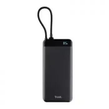 Power bank TRUST Fiera 20000 mAh – 2x USB-C, juoda