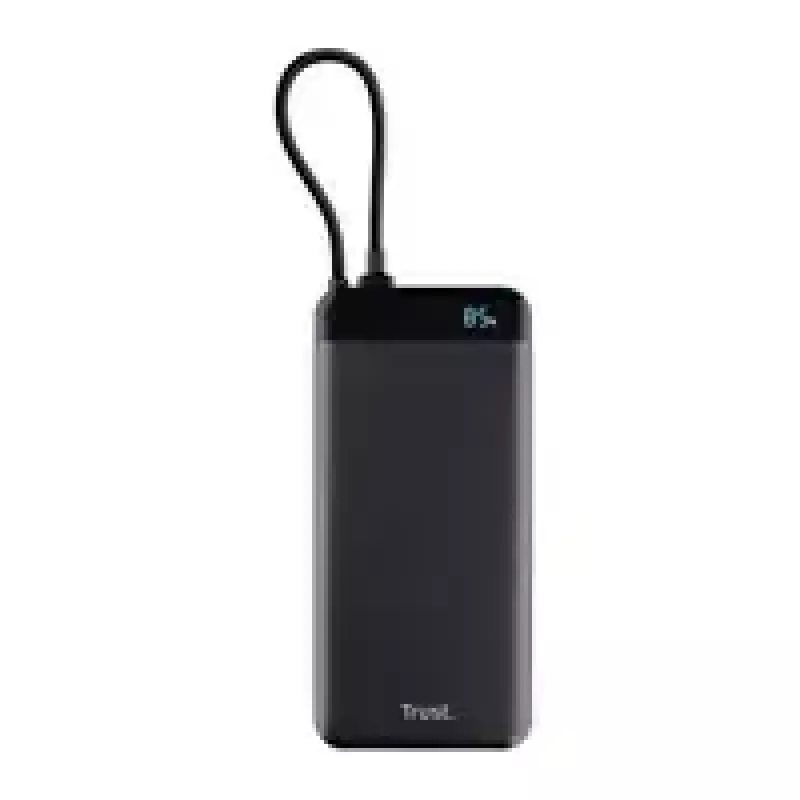 Power bank TRUST Fiera 20000 mAh – 2x USB-C, juoda
