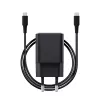 Įkroviklis TRUST Maxo itin mažas 65W GaN USB-C juodas su 2 m laidu