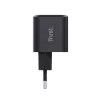 Įkroviklis TRUST Maxo itin mažas 65W GaN USB-C juodas su 2 m laidu
