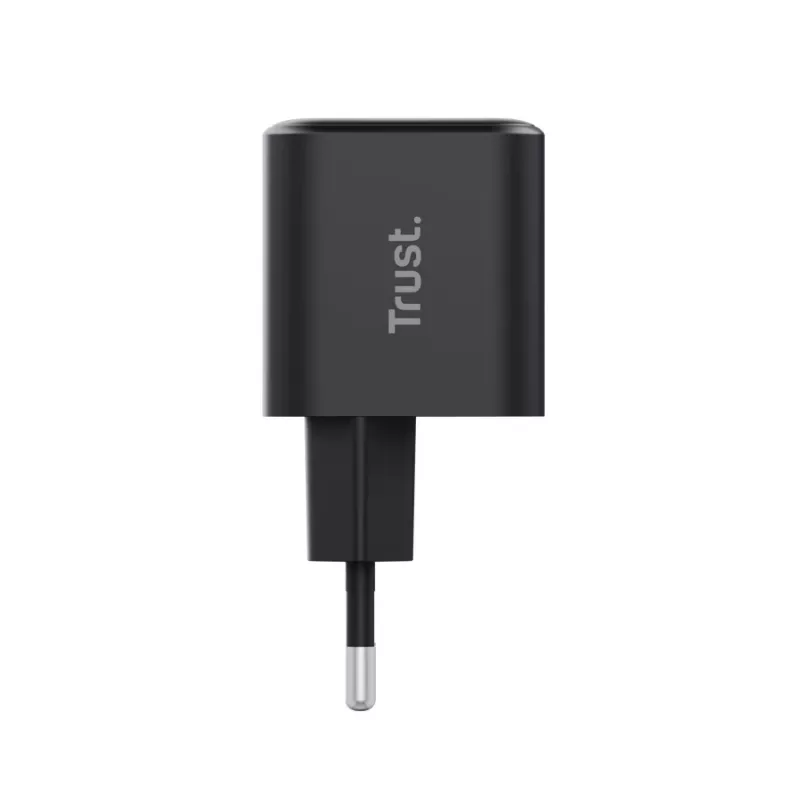 Įkroviklis TRUST Maxo itin mažas 65W GaN USB-C juodas su 2 m laidu